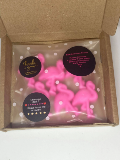 Pink Flamingo Wax Melts. x6